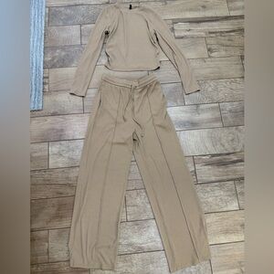 Women's Tan Lounge Set